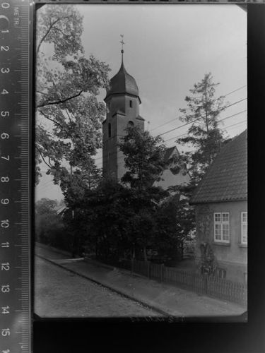 29614 W3040 Soltau GLASNEGATIV Kath. Kirche