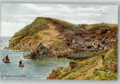 Looe Polperro Hafen