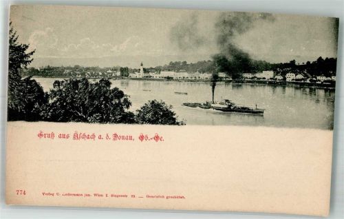 Aschach Dampfschiff Donau