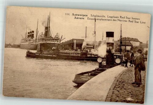 Antwerpen 1930 Hafen Schelde