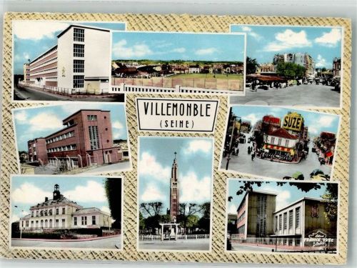 Villemomble 1965 Hotel Kirche Geschäft Gasthaus