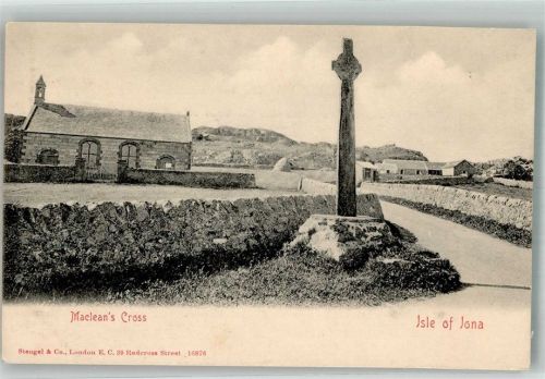 Edinburgh Isle of Jona Macleans Cross Inneren Hebriden Schottland