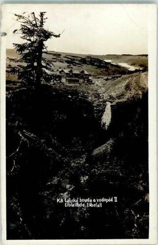 Spindleruv Mlyn 1928 Hüttenstempel Ebfallbaude