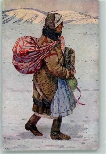 sign. Frolka A. Winter Frau hinter dem Mann Serie II. UR E 175