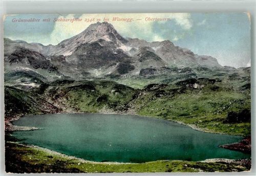 Waisenegg 1974 Grünwaldsee Photochromiekarte
