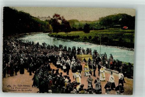 Lourdes 1927 Prozession