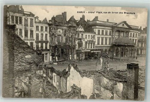 Namur Trümmer Grand Place
