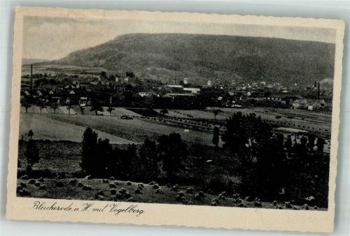Bleicherode 1944 Panorama des Ortes mit dem Vogelberg Verlag Trinks & Co. Nr. 13