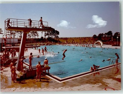Bokeloh Freibad Sprungturm Rutsche