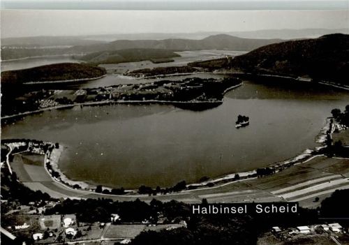 Edersee Luftaufnahme Halbinsel Scheid
