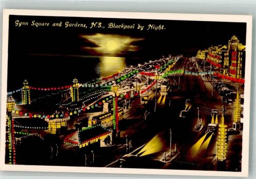 Blackpool Gynn Square and Garden bei Nacht