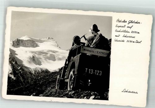 Sölden 1958 Auto Jeep Wildspitz-Express Hochsölden