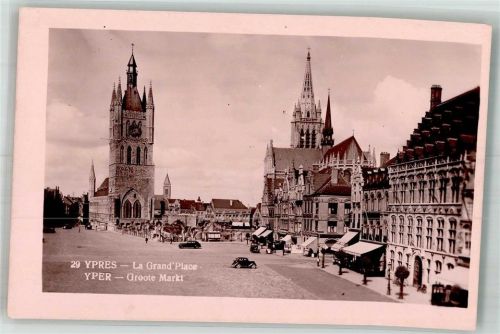 Ypres Auto Großer Markt Kirche