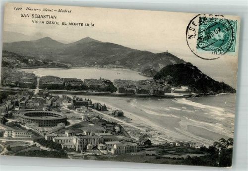 San Sebastian 1907 Marke bildseitig