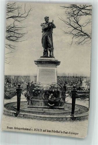 Pontfaverger-Moronvilliers 1917 Kriegerdenkmal 1870/71 Friedhof WK I