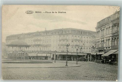 Mons 1914 Place de la Station Geschäft