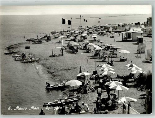 San Mauro Mare 1963 Strand Schwimmbad