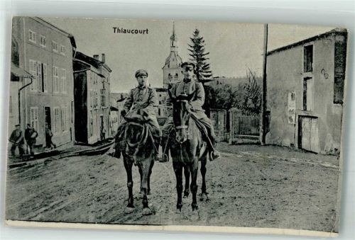 Thiaucourt-Regnieville 1915 Uniform Pferde Feldpost WK I 8.Ersatz-Div.