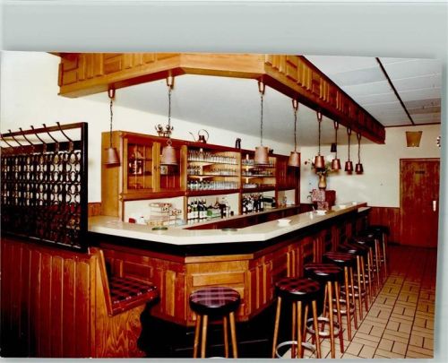 26169 W2908 Thülsfelde FOTO KEINE AK Hotel Restaurant Café Zum Stausee Innenaufnahme Bar