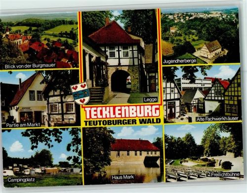 49545 W4542 Tecklenburg - Achtfachbildkarte