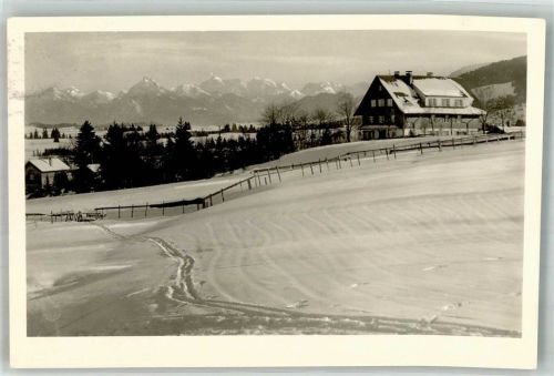 Oy Füssener Berge Zugspitze Winter Schnee Bahnpost Zug Nr. 2911