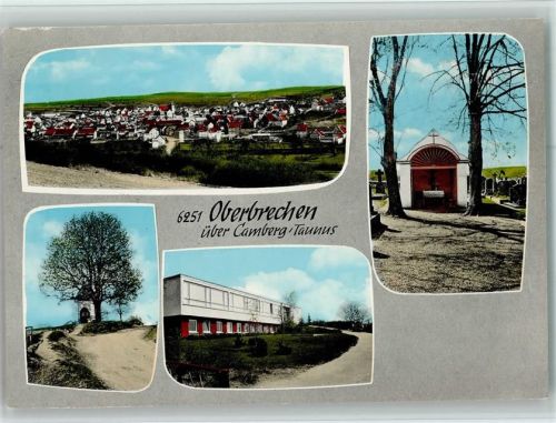 Oberbrechen Ortsansichten Kapelle Gesamtansicht 4-Bildaufnahme