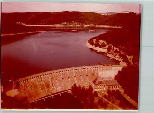 Edersee Luftaufnahme Staumauer