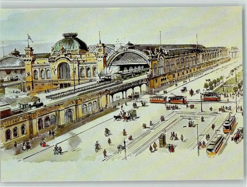 Hauptbahnhof Dresden um 1898