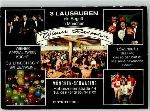 Schwabing Wiener Rutschn 3 Lausbuben