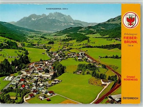 Fieberbrunn Luftaufnahme