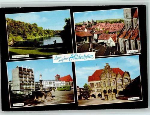 Hildesheim Langeliniengraben St. Michaelis Marktplatz Rathaus
