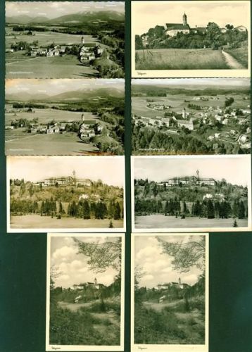 Weyarn Lot mit 8 AK 2 doppelt, ca. 1940-1950; überwiegend gute Erhaltung, nicht gelaufen