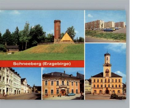 Schneeberg Neubaugebiet u. Rathaus