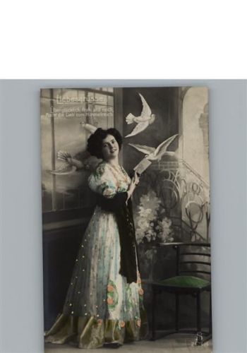Frau Fotokarte