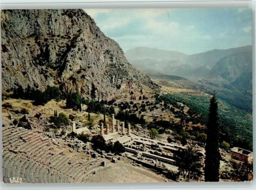 Delphi Apollo-Tempel Amphiteater