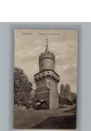 Prenzlau Prenzlau Pulverturm u. Marienkirche