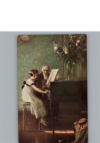Künstlerkarte Klavier