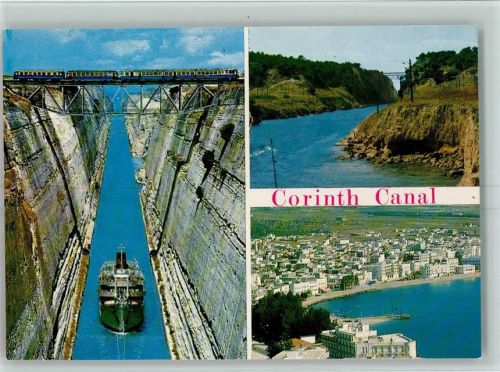 Korinth Corinth - Kanal Eisenbahnbrücke