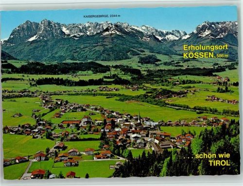 Kössen Luftaufnahme