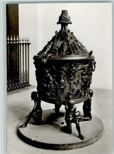 Hildesheim Bronzenes Taufbecken Dom AKU2
