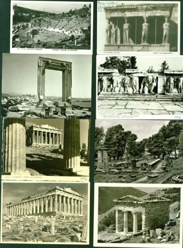 Athen Lot mit 25 AK, ca. 1950-1971; gute Erhaltung, teils gelaufen