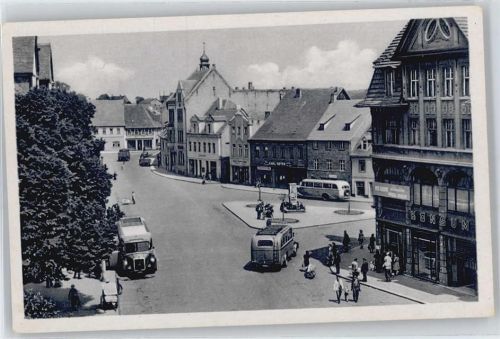 Hettstedt Konsum , Litfaßsäule , Marktplatz