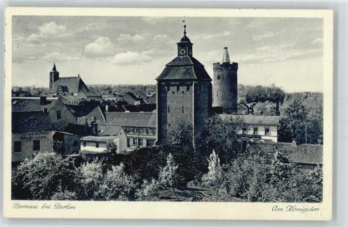 Bernau Baum Haus Turm Uhr