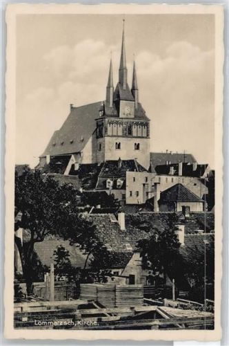 01623 O8260 Lommatzsch - Kirche Baum