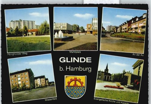 Glinde Havighorster Weg Kirche Marktplatz Springbrunnen