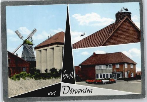 Dörverden Storch Haus Mühle Blume Bank