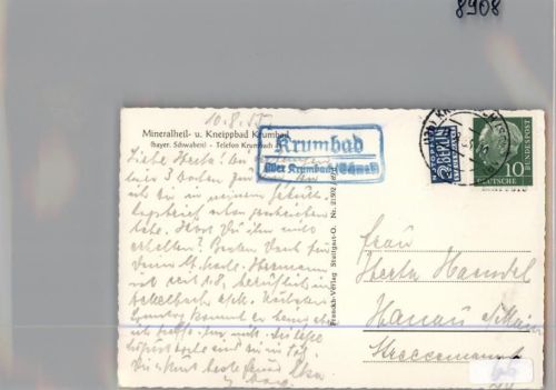 Krumbad Landpoststempel