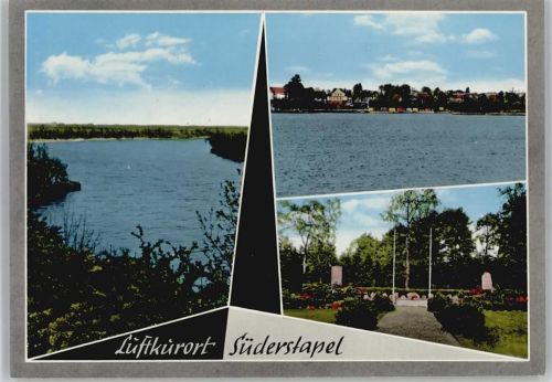 25868 W2251 Süderstapel - See Denkmal Panorama