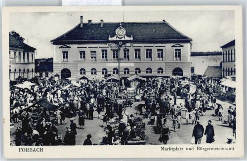 Forbach Marktszene