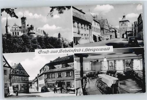 Scheinfeld Gasthof Weißes Roß Kutsche
